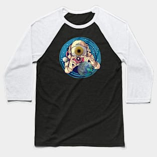 Astronaut Camera - Space Photography Baseball T-Shirt